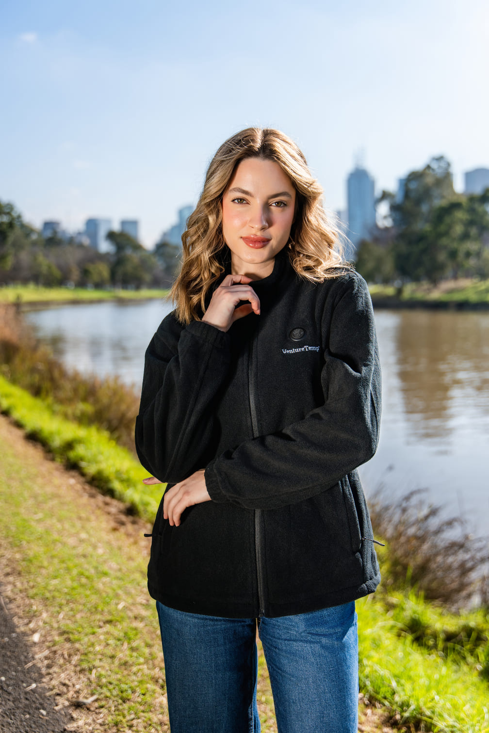 Women's Heated Fleece Jacket